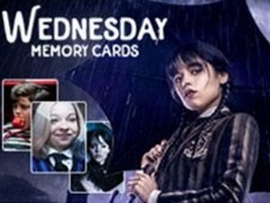 Wednesday Memory Matching Puzzle