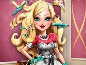 Apple White Hair Styling Adventure