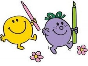 Mr Men Digital Coloring Pages