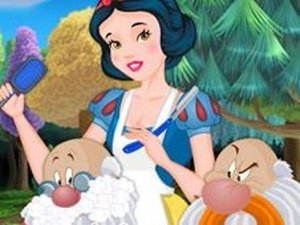 Snow White's Beard Styling Game