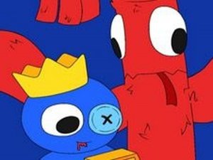 Rainbow Friends Coloring Book
