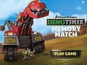 Dinotrux Memory Match Puzzle