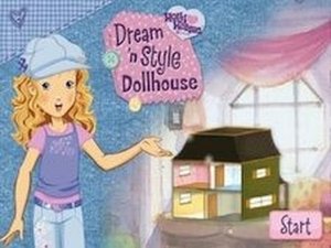 Holly Hobbie Dollhouse Decorating Game