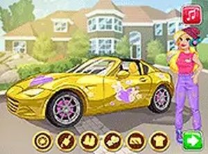 Gwen's Dream Car Restore and Decorate Puzzle